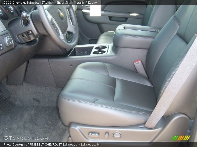 Sheer Silver Metallic / Ebony 2011 Chevrolet Suburban Z71 4x4