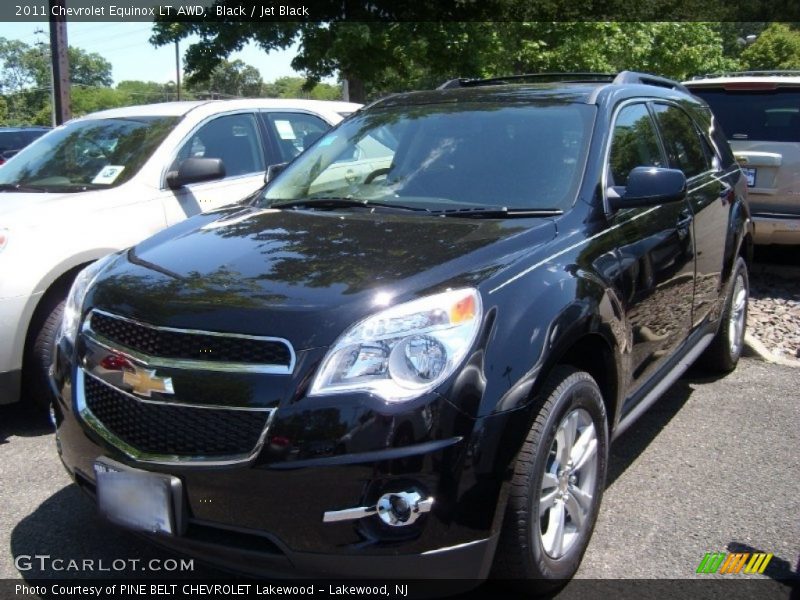 Black / Jet Black 2011 Chevrolet Equinox LT AWD