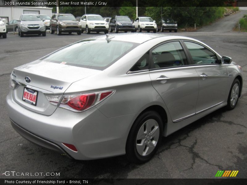 Silver Frost Metallic / Gray 2011 Hyundai Sonata Hybrid