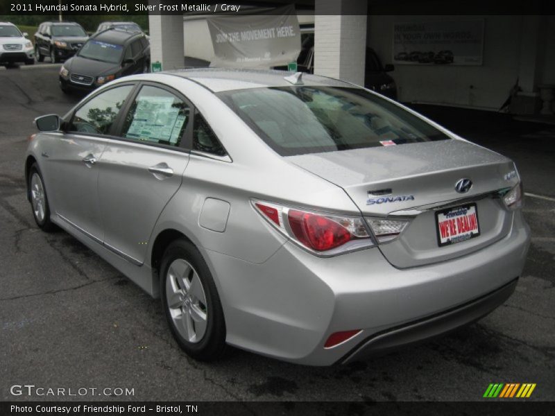 Silver Frost Metallic / Gray 2011 Hyundai Sonata Hybrid