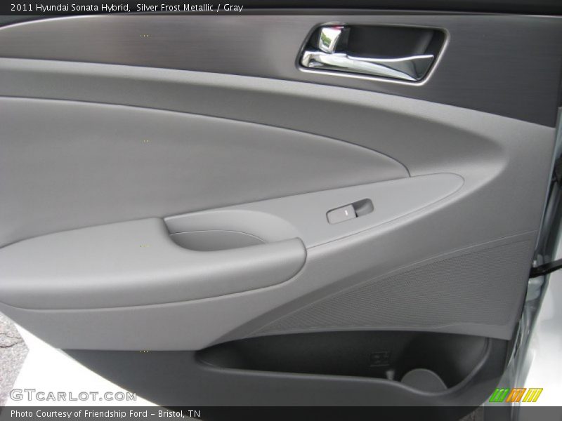 Silver Frost Metallic / Gray 2011 Hyundai Sonata Hybrid