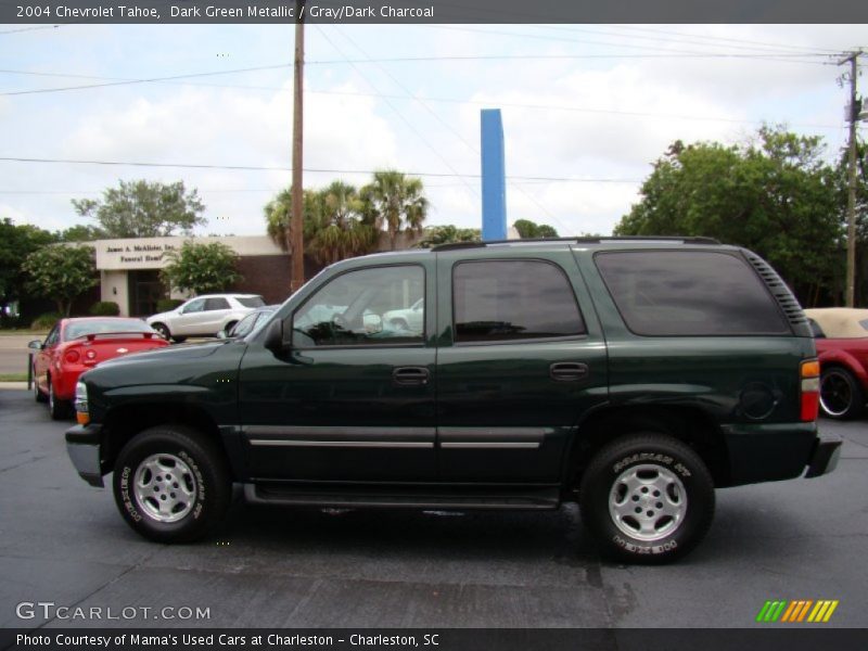 Dark Green Metallic / Gray/Dark Charcoal 2004 Chevrolet Tahoe