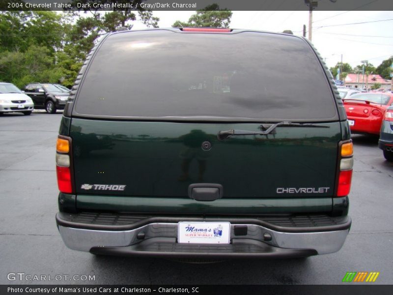 Dark Green Metallic / Gray/Dark Charcoal 2004 Chevrolet Tahoe