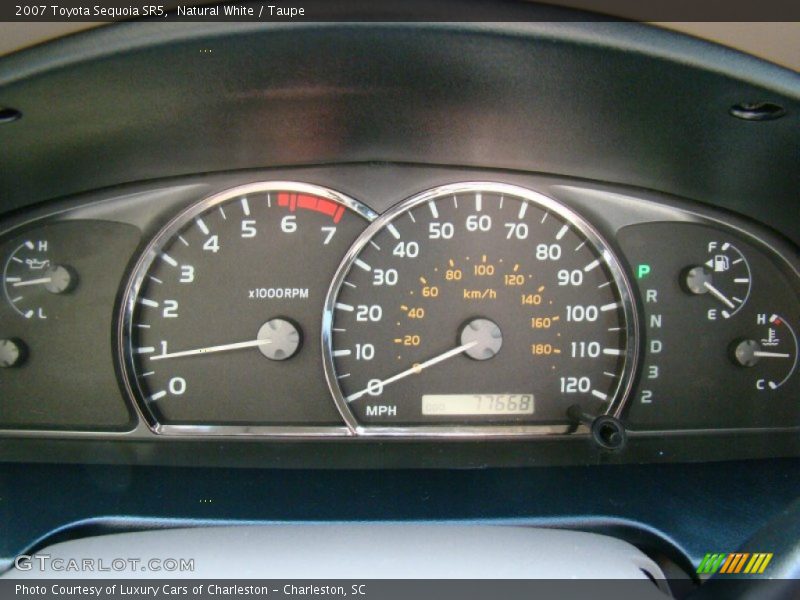 Natural White / Taupe 2007 Toyota Sequoia SR5