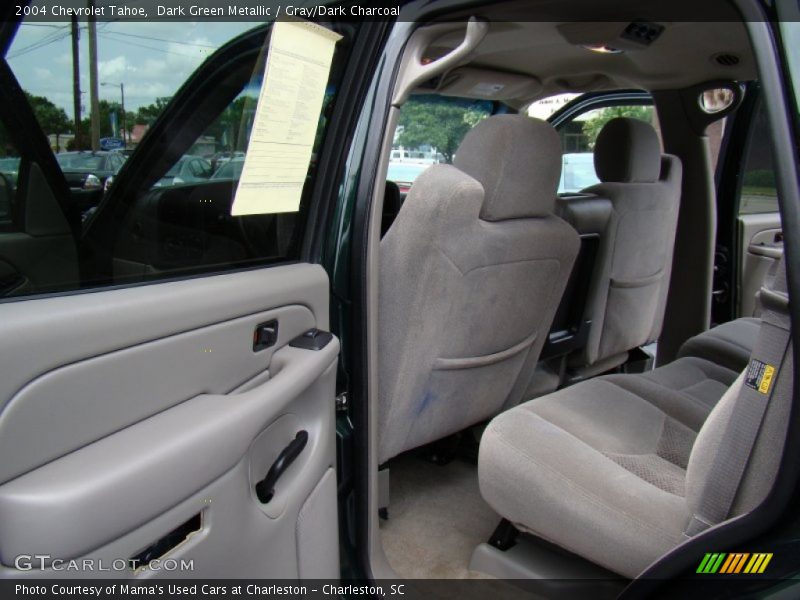 Dark Green Metallic / Gray/Dark Charcoal 2004 Chevrolet Tahoe