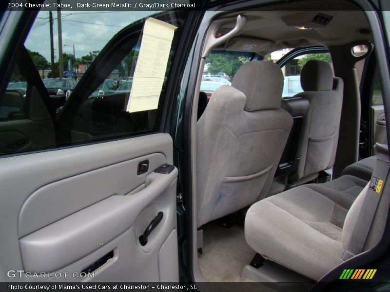 Dark Green Metallic / Gray/Dark Charcoal 2004 Chevrolet Tahoe