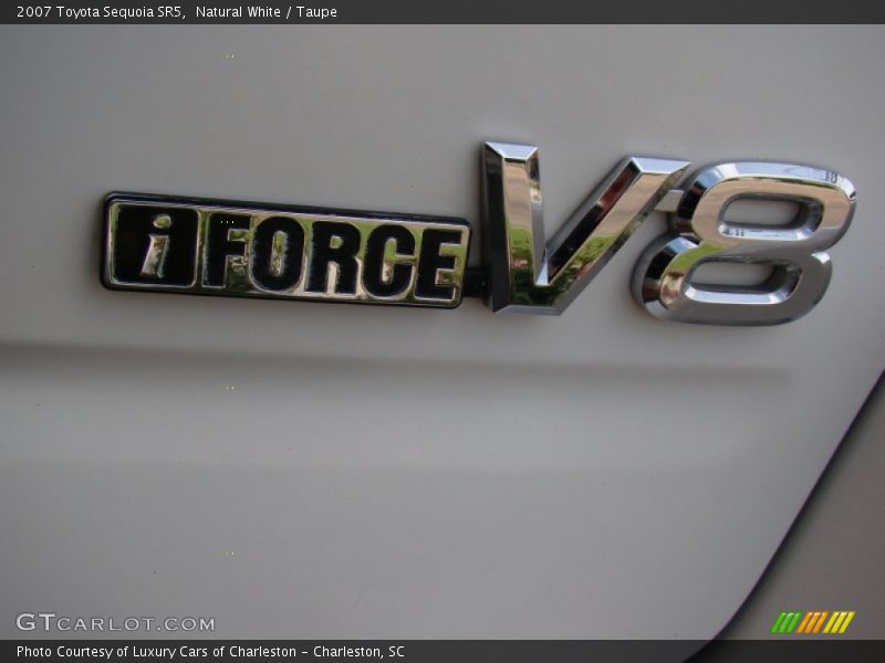 Natural White / Taupe 2007 Toyota Sequoia SR5