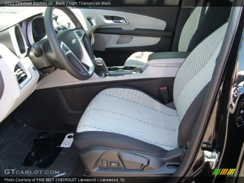 Black / Light Titanium/Jet Black 2011 Chevrolet Equinox LS
