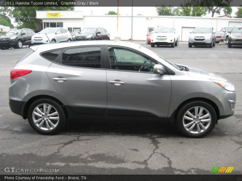 Graphite Gray / Black 2011 Hyundai Tucson Limited