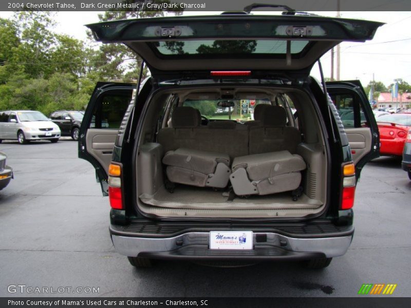 Dark Green Metallic / Gray/Dark Charcoal 2004 Chevrolet Tahoe