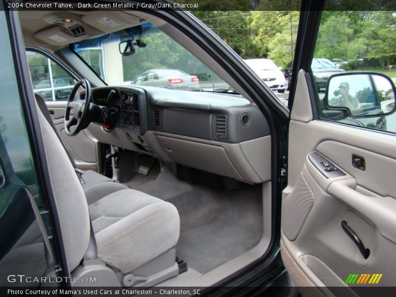 Dark Green Metallic / Gray/Dark Charcoal 2004 Chevrolet Tahoe