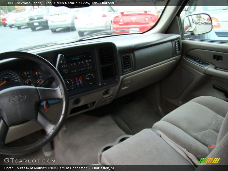 Dark Green Metallic / Gray/Dark Charcoal 2004 Chevrolet Tahoe