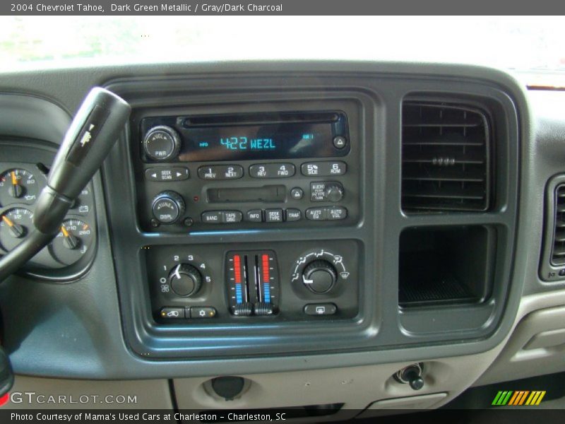 Dark Green Metallic / Gray/Dark Charcoal 2004 Chevrolet Tahoe