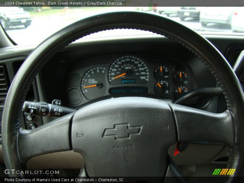 Dark Green Metallic / Gray/Dark Charcoal 2004 Chevrolet Tahoe