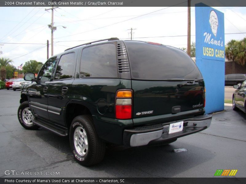 Dark Green Metallic / Gray/Dark Charcoal 2004 Chevrolet Tahoe