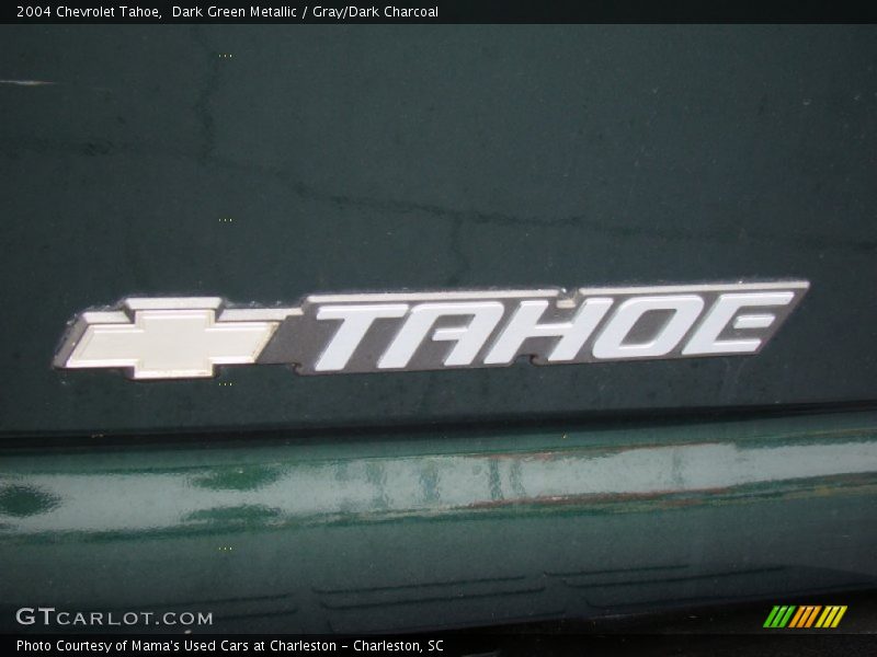 Dark Green Metallic / Gray/Dark Charcoal 2004 Chevrolet Tahoe