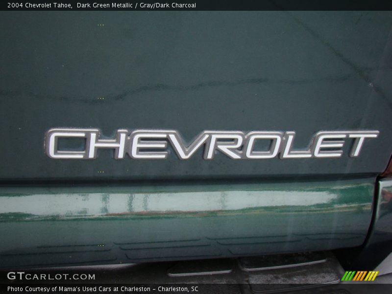 Dark Green Metallic / Gray/Dark Charcoal 2004 Chevrolet Tahoe