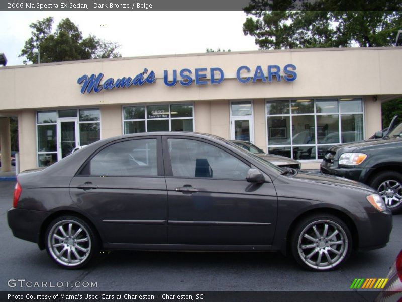 Dark Bronze / Beige 2006 Kia Spectra EX Sedan