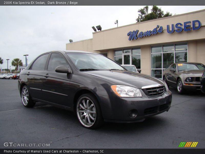Dark Bronze / Beige 2006 Kia Spectra EX Sedan