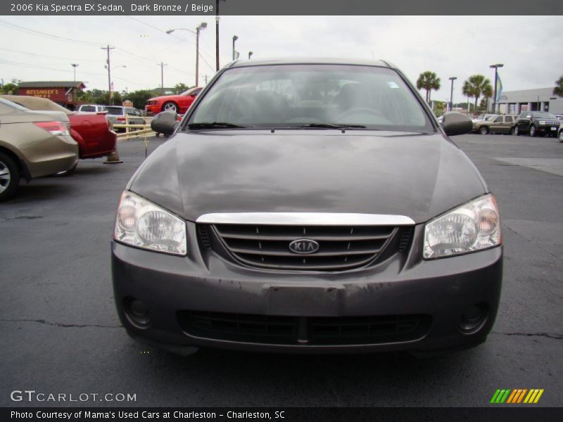Dark Bronze / Beige 2006 Kia Spectra EX Sedan