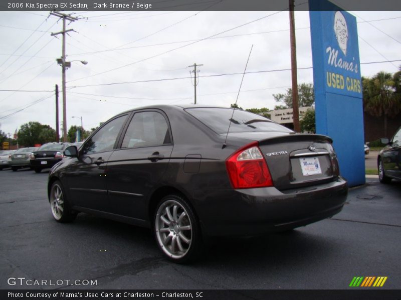 Dark Bronze / Beige 2006 Kia Spectra EX Sedan