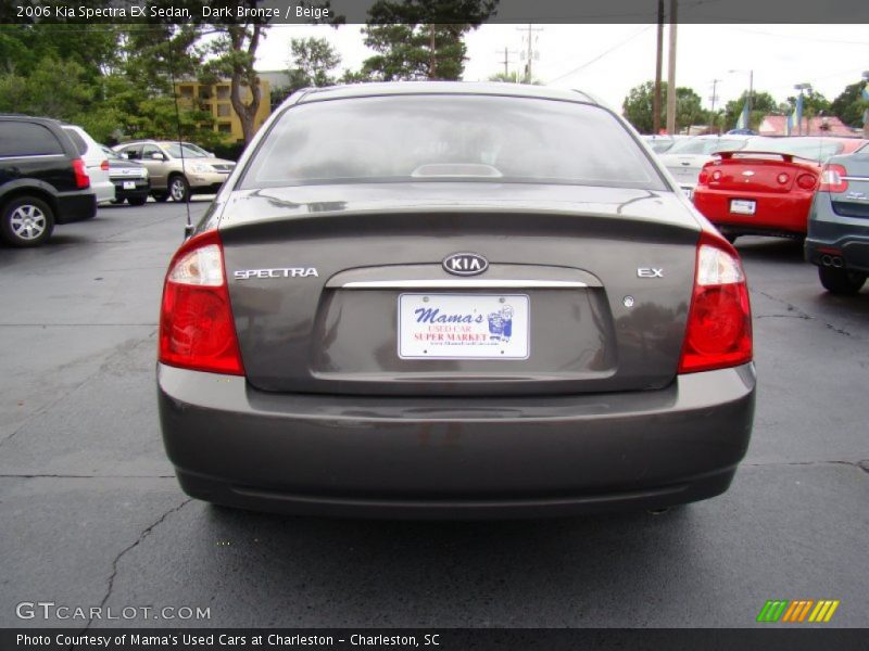 Dark Bronze / Beige 2006 Kia Spectra EX Sedan