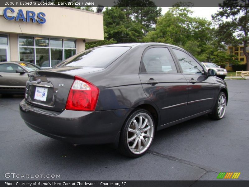 Dark Bronze / Beige 2006 Kia Spectra EX Sedan