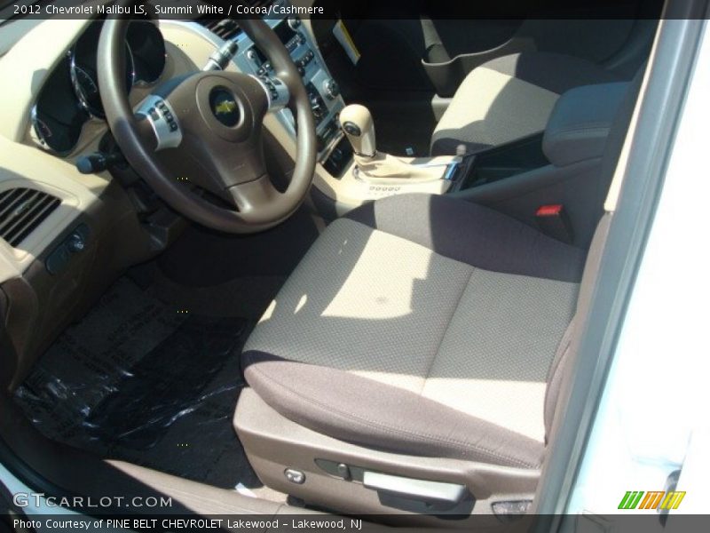 Summit White / Cocoa/Cashmere 2012 Chevrolet Malibu LS