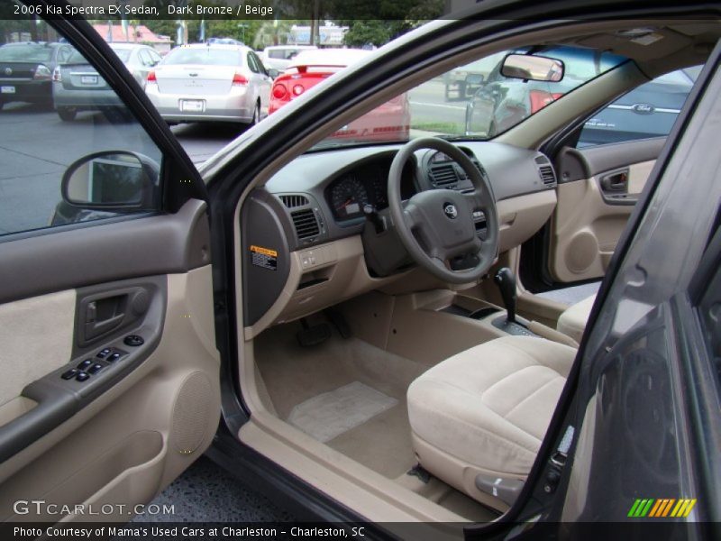 Dark Bronze / Beige 2006 Kia Spectra EX Sedan