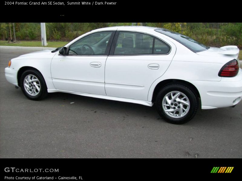 Summit White / Dark Pewter 2004 Pontiac Grand Am SE Sedan