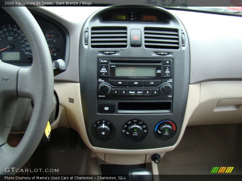 Dark Bronze / Beige 2006 Kia Spectra EX Sedan