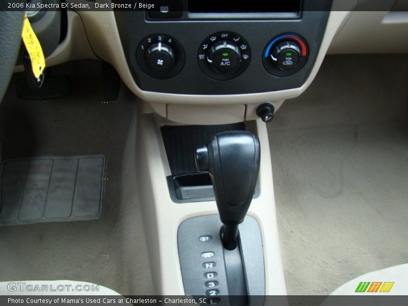 Dark Bronze / Beige 2006 Kia Spectra EX Sedan