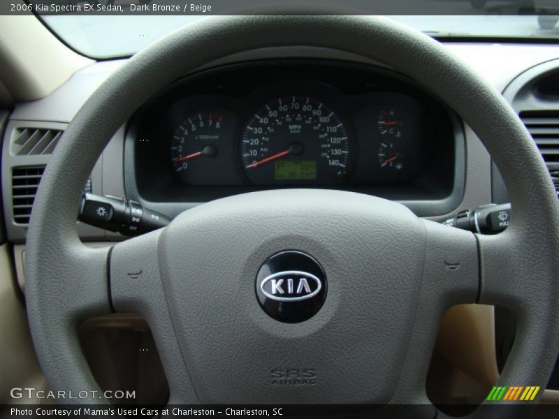 Dark Bronze / Beige 2006 Kia Spectra EX Sedan