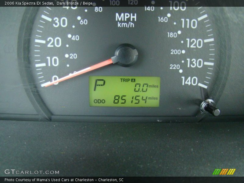 Dark Bronze / Beige 2006 Kia Spectra EX Sedan