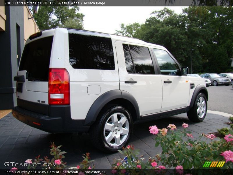 Alaska White / Alpaca Beige 2008 Land Rover LR3 V8 HSE