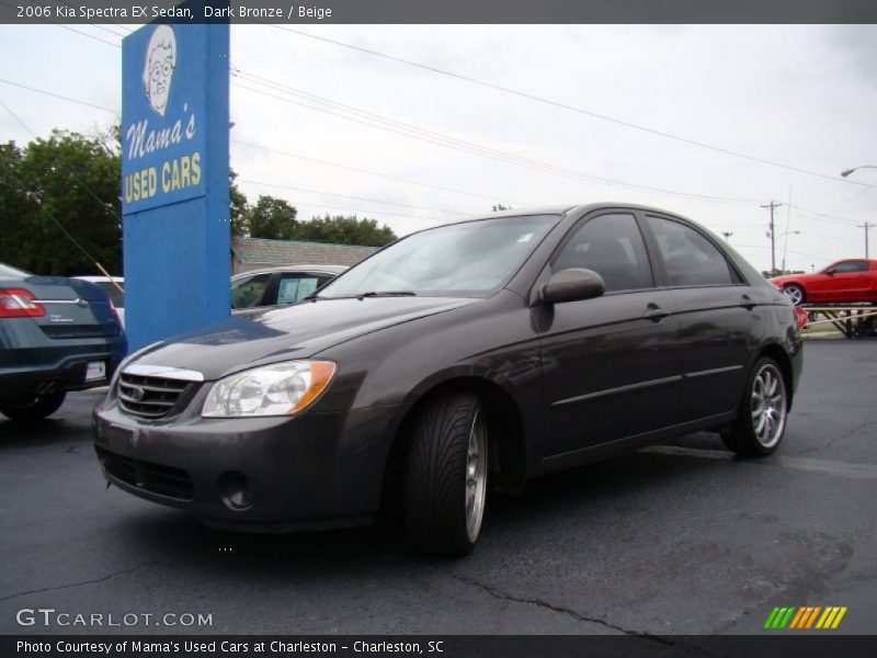 Dark Bronze / Beige 2006 Kia Spectra EX Sedan