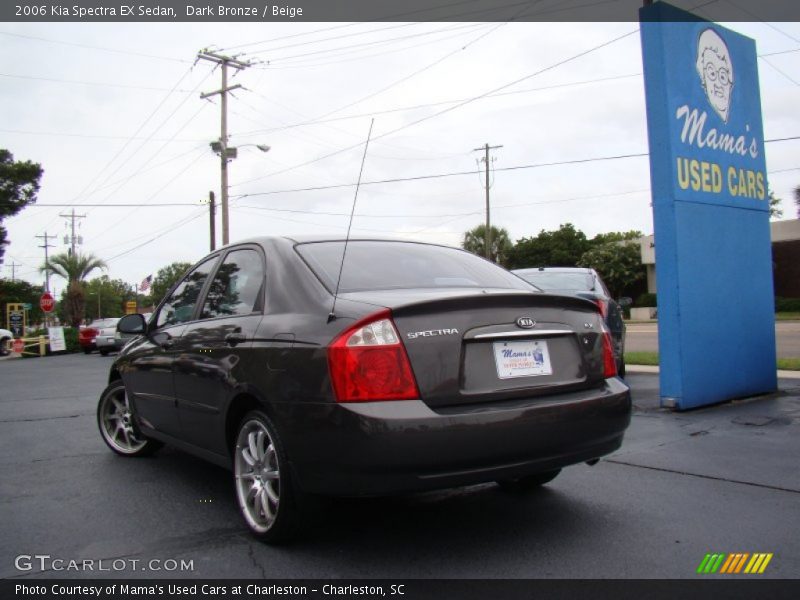 Dark Bronze / Beige 2006 Kia Spectra EX Sedan