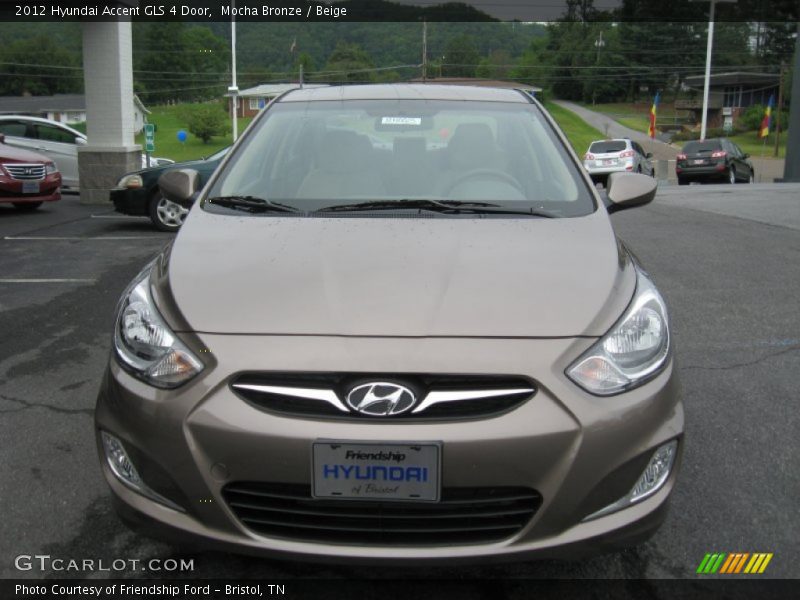 Mocha Bronze / Beige 2012 Hyundai Accent GLS 4 Door