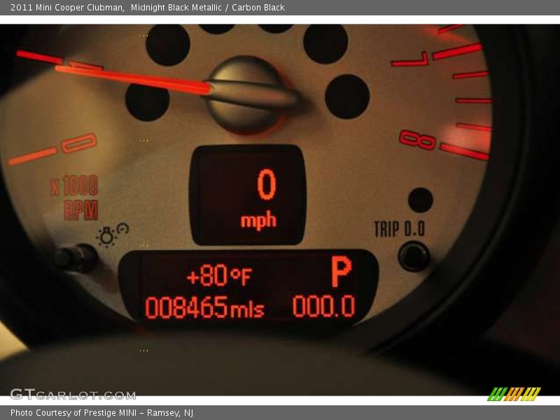 Midnight Black Metallic / Carbon Black 2011 Mini Cooper Clubman