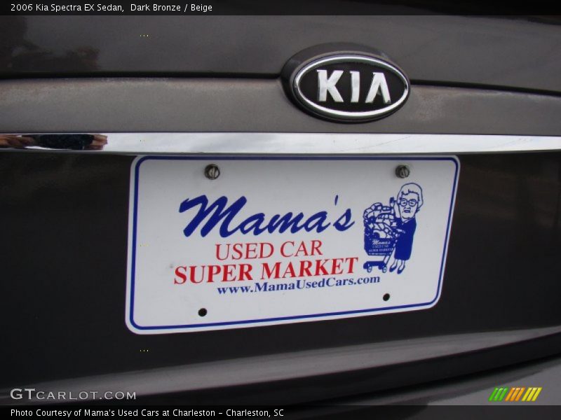 Dark Bronze / Beige 2006 Kia Spectra EX Sedan