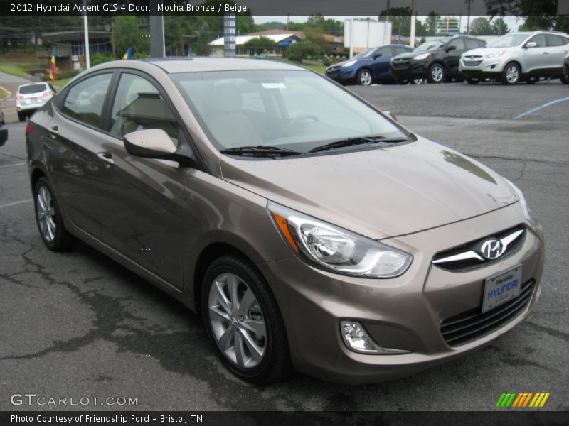 Mocha Bronze / Beige 2012 Hyundai Accent GLS 4 Door