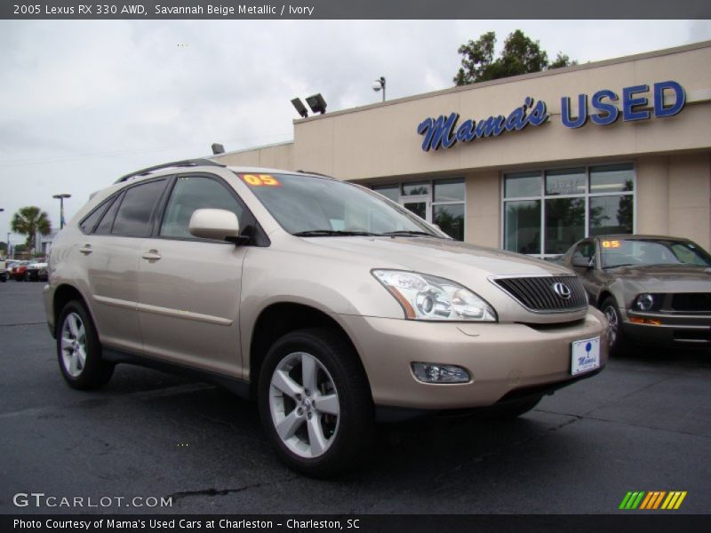 Savannah Beige Metallic / Ivory 2005 Lexus RX 330 AWD