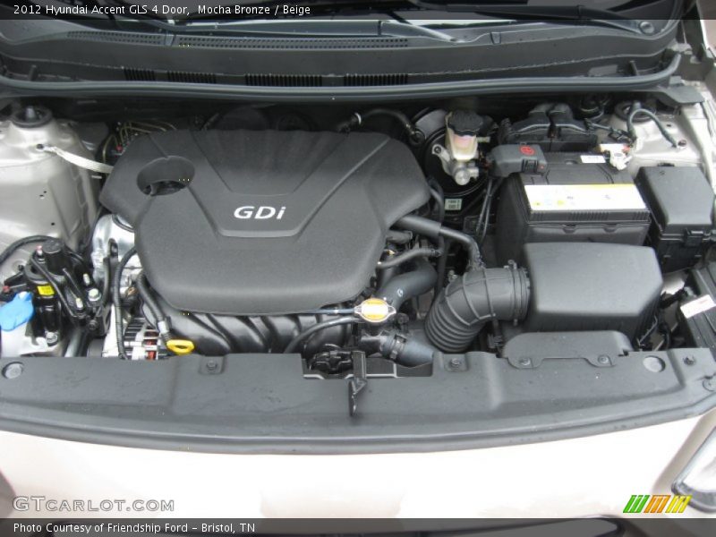  2012 Accent GLS 4 Door Engine - 1.6 Liter GDI DOHC 16-Valve D-CVVT 4 Cylinder