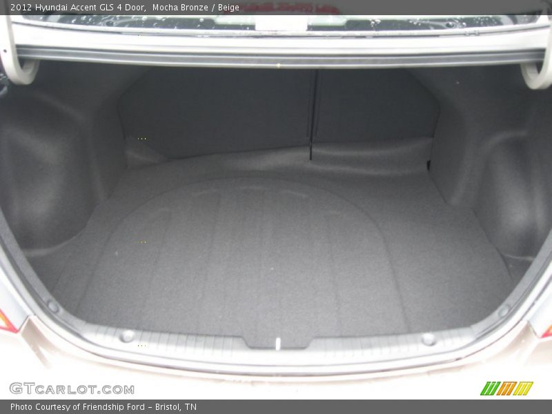  2012 Accent GLS 4 Door Trunk