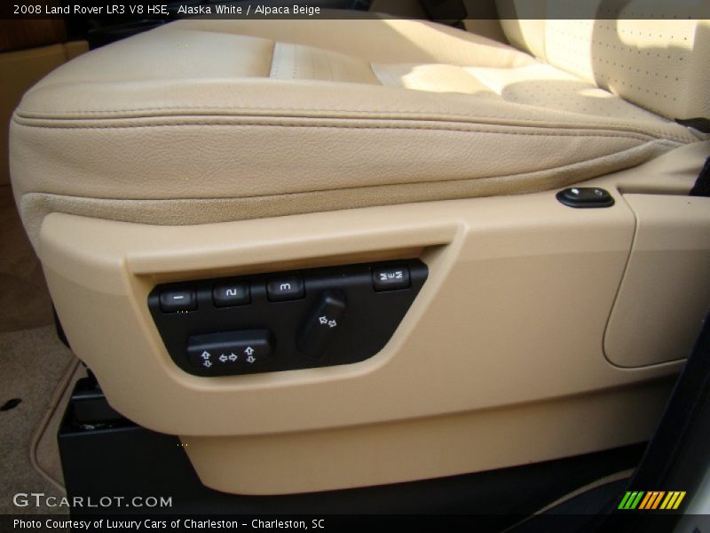 Alaska White / Alpaca Beige 2008 Land Rover LR3 V8 HSE