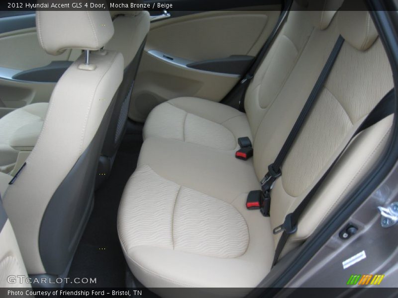 Mocha Bronze / Beige 2012 Hyundai Accent GLS 4 Door