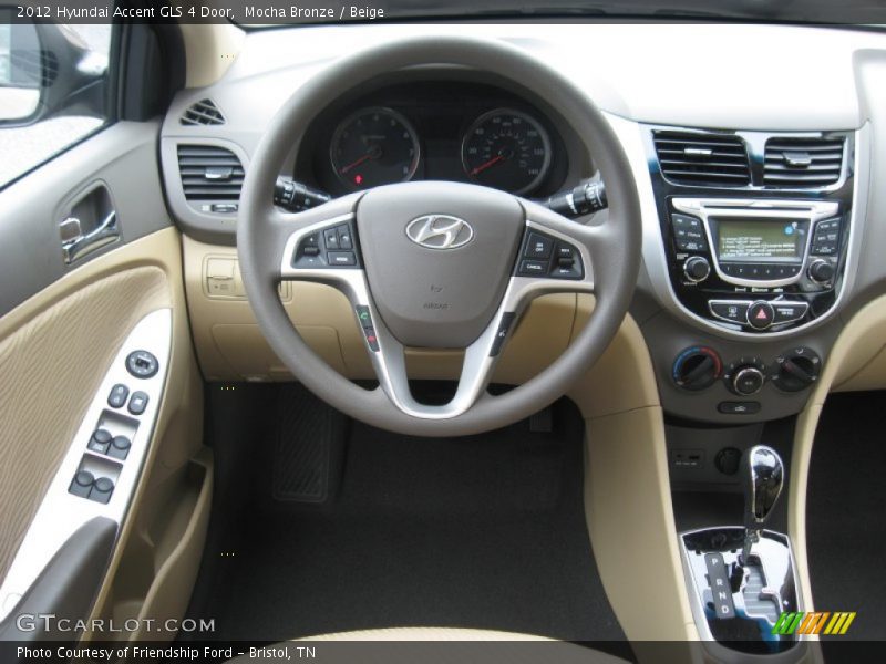 Dashboard of 2012 Accent GLS 4 Door