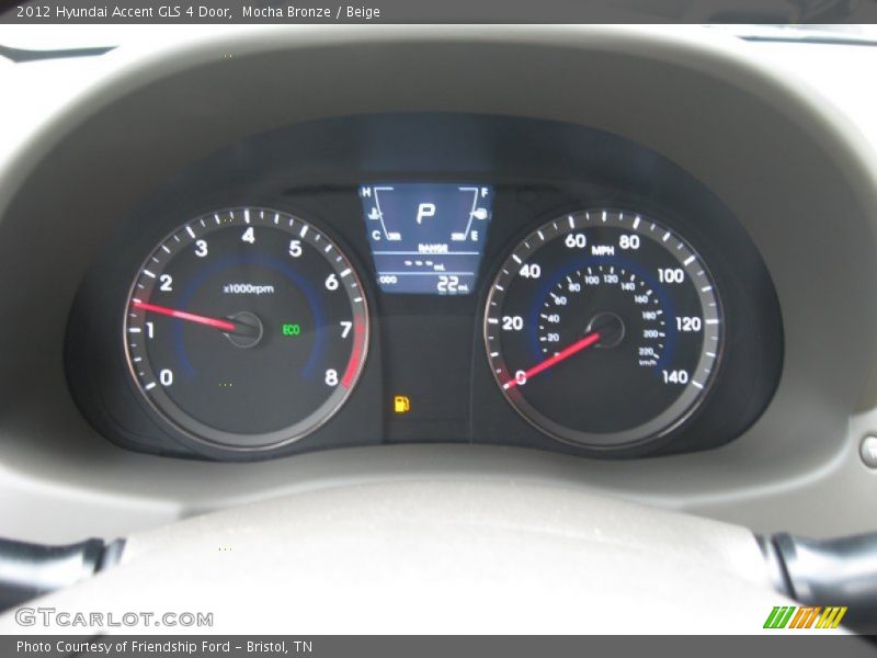  2012 Accent GLS 4 Door GLS 4 Door Gauges