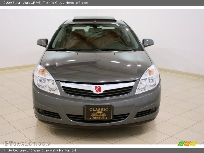 Techno Gray / Morocco Brown 2009 Saturn Aura XR V6