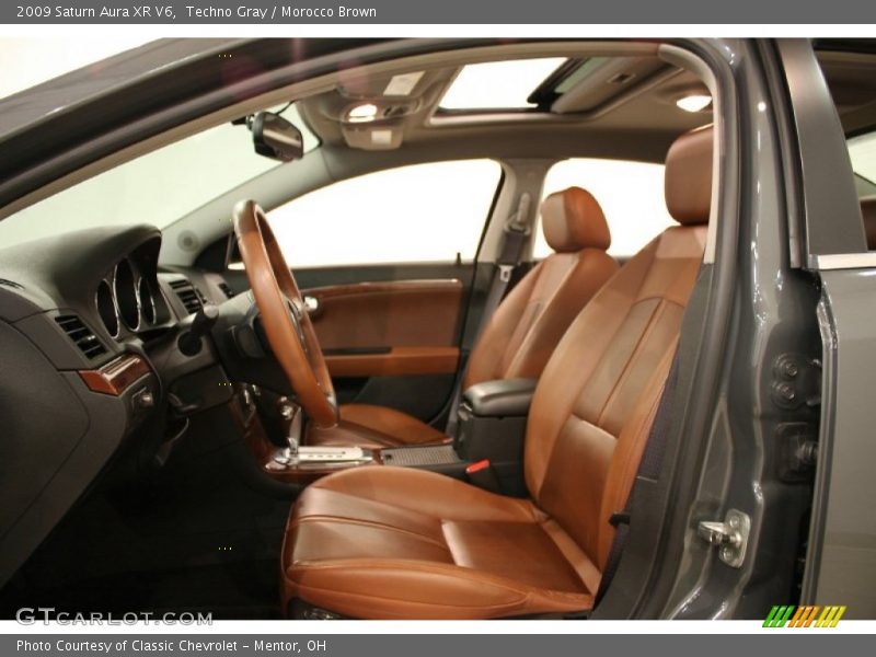  2009 Aura XR V6 Morocco Brown Interior